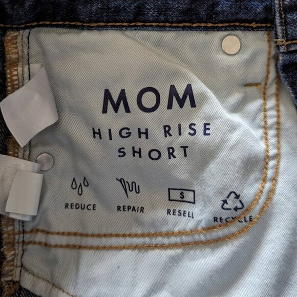 Lucky Brand Denim Lace High Rise Mom Shorts size 0/25 - Picture 8 of 9